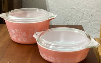 Pyrex Gooseberry Bowls With Lids