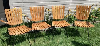 Set Of 4 Arthur Umanoff Style Chairs