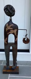 'Bird Keeper' Mahogany, Bronze And Steel Kimberly Willeci, KevIN NORDHAUSEN