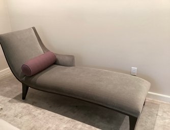 Vanguard Chaise  Grey With Rolled Pillow