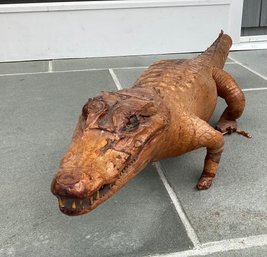 Vintage Taxidermy Reptile Crocodile