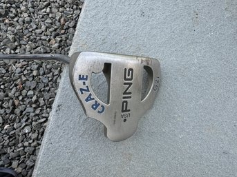 15 Golf Clubs Including Ping Craz-e  G2i Putter Left Handed