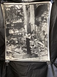 Gloria Swanson At The Site Of The Roxy Theater 1960 Demolition Poster