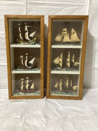 2 Boat Shadow Boxes