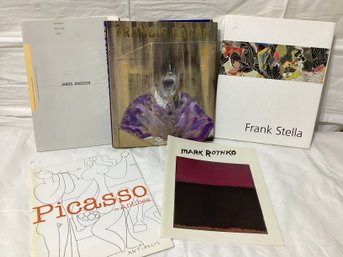 5 Art Books- Stella, Picasso, Rothko, Bacon, Juszczyk