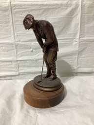 Austin Sculpture Boy Playing Golf Figurine