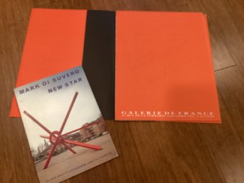 2 Mark Di Suvero Books Paris 1990 & New Star Books Signed