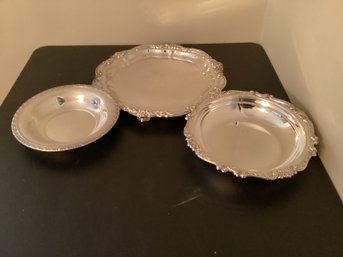 3 Serving Plates