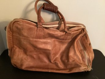 Mens Leather Carry On Bag - Suitcase