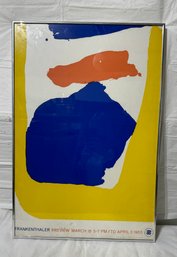 Frankenthaler  Preview Emmerich Gallery Poster 1965