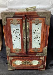 Old Chineses Hand Carved  Jewelry Box