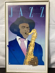 Waller Press -framed Print - Jazz San Francisco