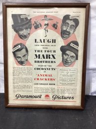 Marx Brothers Page From Saturday Evening Post August 23, 1930