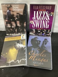 4 Jazz DVD's