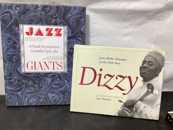 Dizzy: John Birks Gillespie In His 75th Year  And 1986 K Abe Jazz Giants William Claxton