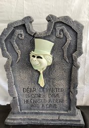 Disney Haunted Mansion LE Lighted Ghost Tombston