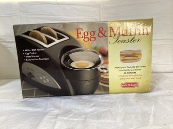 Back To Basics Egg & Muffin 2-Slice Toaster - TEM400BL