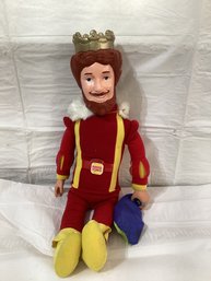 Vintage 1980 Knickerbocker The Magical Burger King Doll Plush 21'