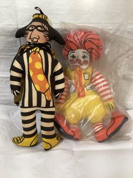 RONALD MCDONALD HAMBURGLER CLOTH VINTAGE 1970'S DOLL