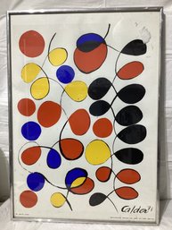 Alexander Calder Abstract Serigraph Loops 1971