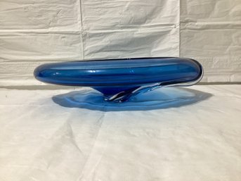 Matthew Beuchner 1995 Thames Glass Decorate Art Glass Bowl