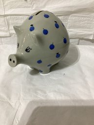 Rorfrand Sweden Blue & White Piggy Bank