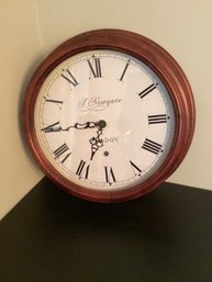 Panama J Newgate London Wood Wall Clock