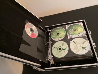 Approximately 99  CD Lot With  Vaultz Case