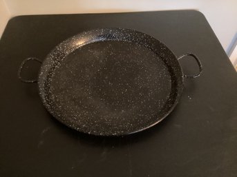 Speckled Enamel Paella Pan