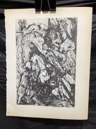 Picasso Vollard Book Plate Etching  Abrams 1956  No 28