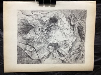 Picasso Vollard Book Plate Etching  Abrams 1956  No 22