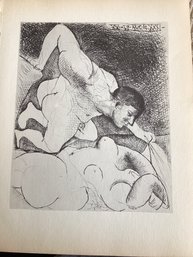 Picasso Vollard Book Plate Etching  Abrams 1956  No. 5