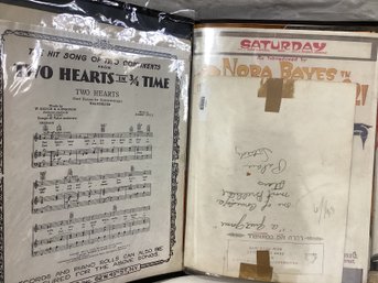 Vintage Sheet Music,  Photograph's, Playbills  And Various Other Things