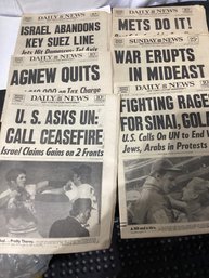 1973 New York Daily News 6 Issues