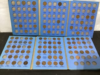 2 Lincoln Head Cent Collection Books Starting 1930's