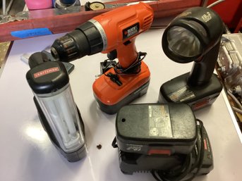 3 Craftsman & One Black And Decker With Craftsman Charger
