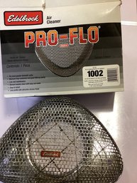 Edelbrock Pro-flo Re-usable Air Filter With 5-1/8 Neck And Bridge