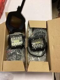 2 Sets Of 2 LED Working Light Kit Work Light Pods (4 Total)