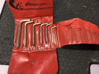 Snap On  Allen Wrench Set In Red Case