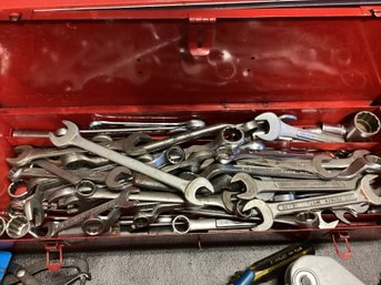 Assorted Wrenches Sockets ETC