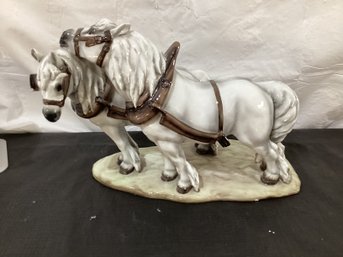 Large Ceramic Horse Grouping Guido Cacciapuoti