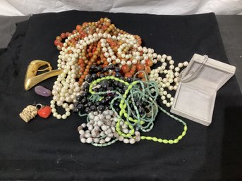 Assorted Costume Jewelry With CZ Bracelet