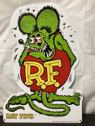 Rat Fink Big Daddy Ed Roth Metal Sign 2005