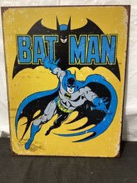 Batman DC Comics Distressed Metal Sign 16' X 12' Man Cave Wall Decoration