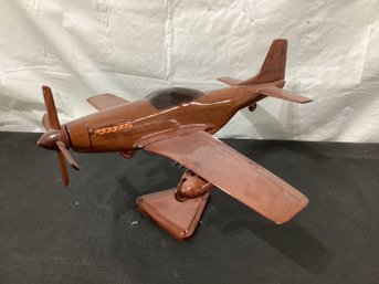 P51 Mustang Airplane Wood