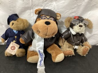 Boyds Bear, Cradle Of Aviation Museum  Bear And SKM Pilot Dog