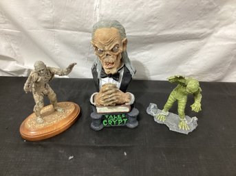 Tales From The Crypt  1/6 Bust, Revenge Of The Creature & Mummy Monster