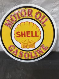 Shell Motor Oil Gasoline Wall Sign Plaque Reproduction Metal