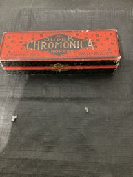 Super Chromonica By M Hohner ~ C 1930s Vintage Harmonica ~ Chromatic Harmonica ~ Original Box ~ Made In German