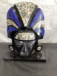 Mask Made From Marble  And Various Stones